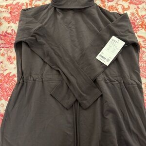 Athleta Charcoal Trench Coat